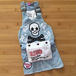 DOG | Blue Rock n Roll & Skull Outfit